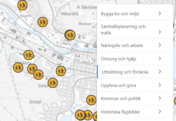 Kartutsnitt från Sundsvallskartan